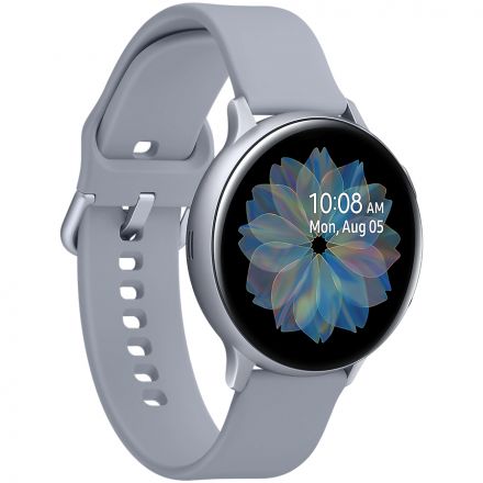 Samsung Galaxy Watch Active 2 (1.20", 360x360, 4 GB, Tizen, BT 5.0) Crown Silver SM-R820ZSASEK б/у - Фото 3