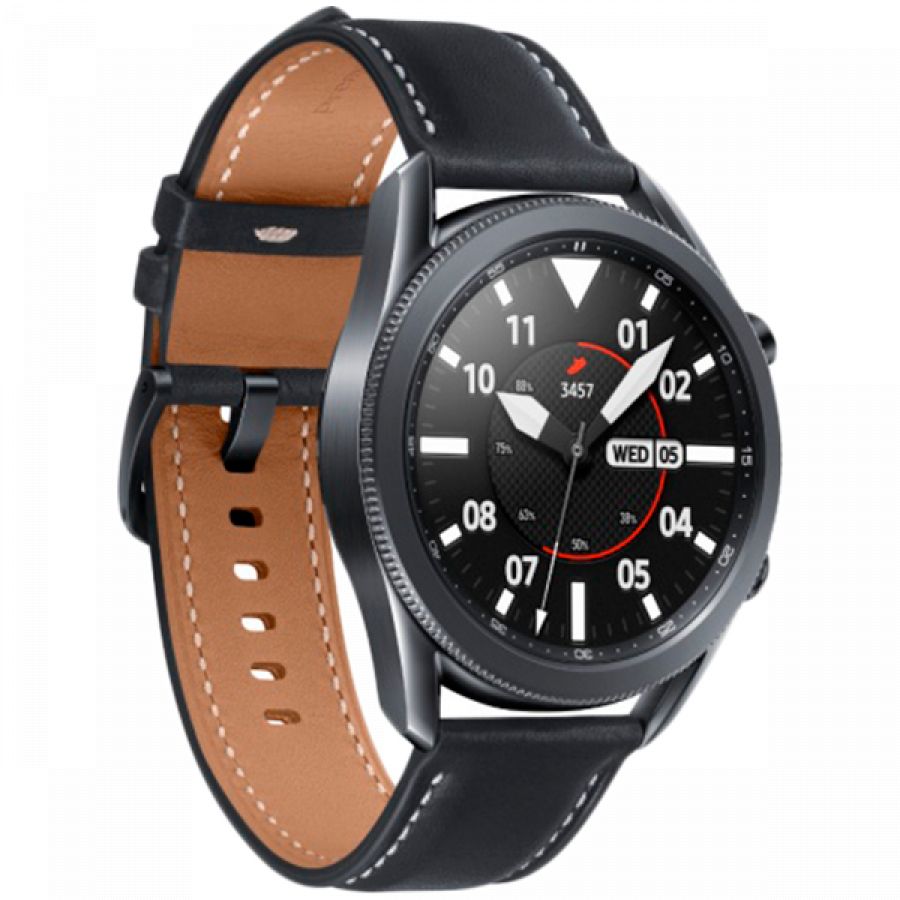 Samsung Galaxy Watch3 45mm BT (1.40", 360x360, 8 GB, Tizen, BT 5.0) Mystic Black SM-R840ZKASEK б/у - Фото 8