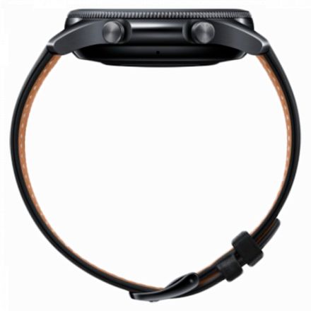 Samsung Galaxy Watch3 45mm BT (1.40", 360x360, 8 GB, Tizen, BT 5.0) Mystic Black SM-R840ZKASEK б/у - Фото 4