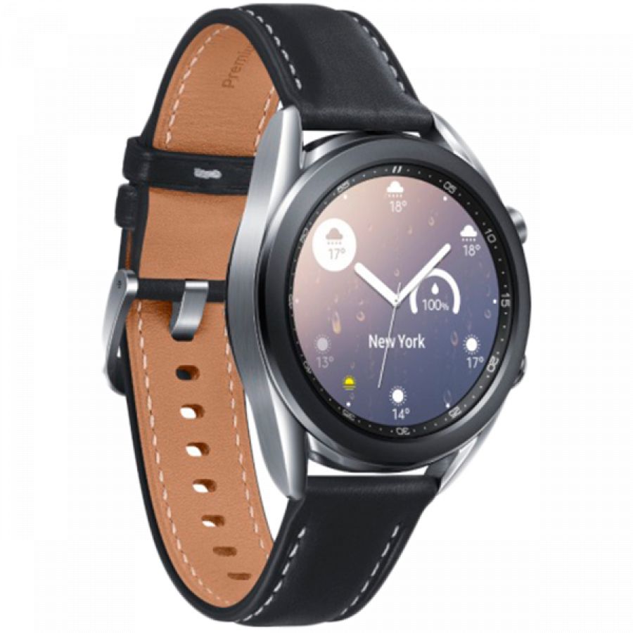 Samsung Galaxy Watch3 BT (1.20", 360x360, 8 GB, Tizen, BT 5.0) Mystic Silver SM-R850ZSASEK б/у - Фото 3