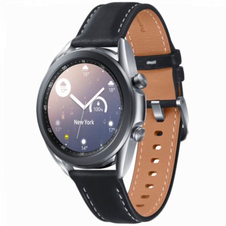 Samsung Galaxy Watch3 BT (1.20", 360x360, 8 GB, Tizen, BT 5.0) Mystic Silver SM-R850ZSASEK б/у - Фото 2