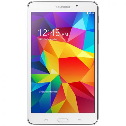 Samsung Galaxy Tab 4 (10.1'',1280x800,16GB,Android 4.4 (KitKat),Wi-Fi,BT, White SM-T531ZWASEK б/у - Фото 0