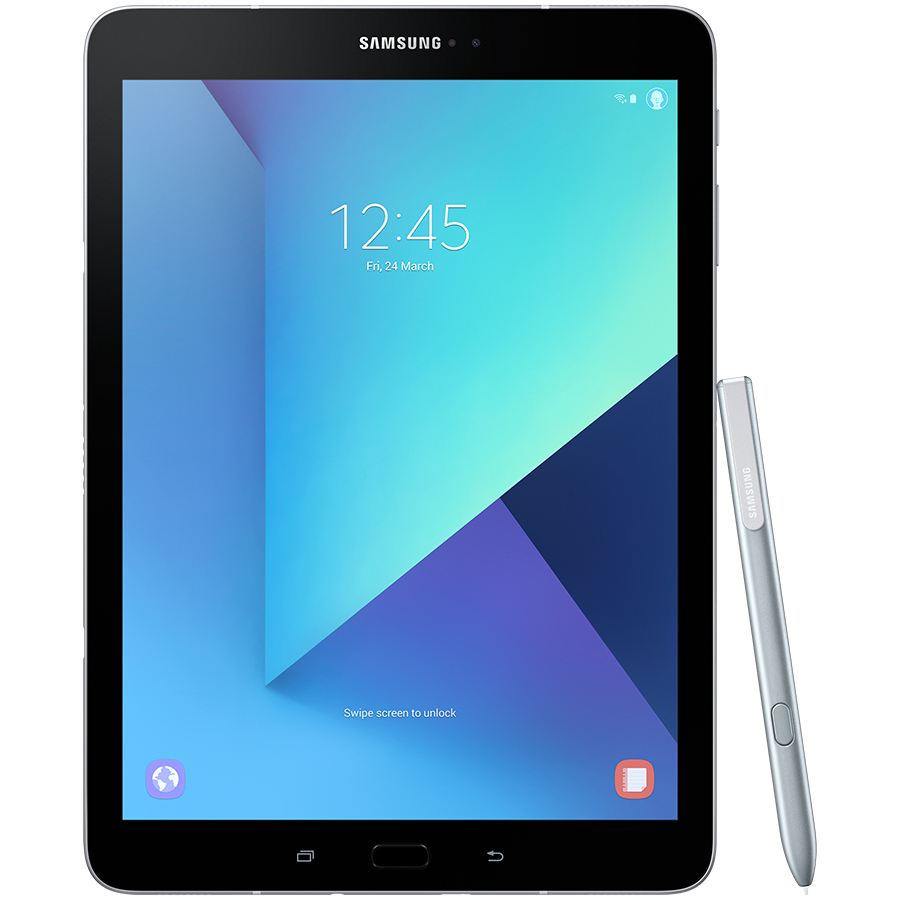Samsung Galaxy Tab S3 (9.7'',2048x1536,32GB,Android,Magnetic Connector, Silver SM-T820ZSASEK б/у - Фото 0
