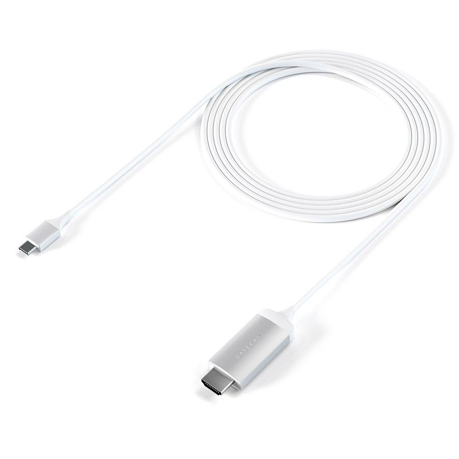 

SATECHI USB-C to HDMI Cable, Серебристый