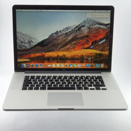 MacBook Pro with Retina 15" , 16 GB, 256 GB, Intel Core i7, Silver