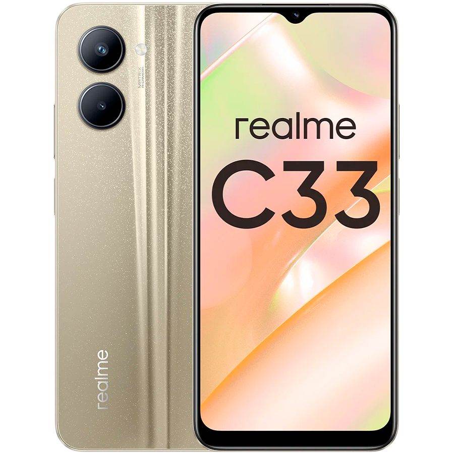 

RealmeC33 128 ГБ Sandy Gold