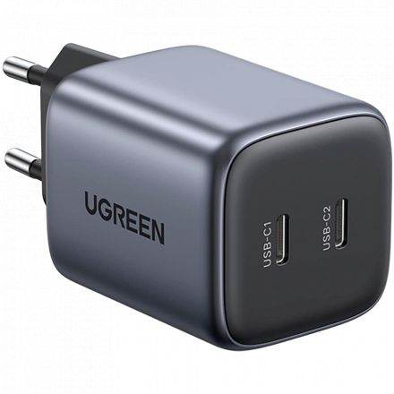 Адаптер питания UGREEN 2*USB-C, 45 Вт