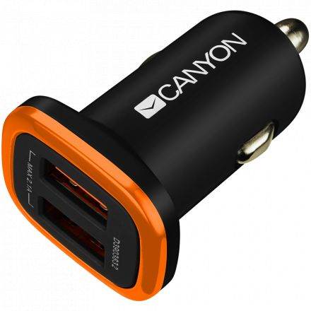 Автомобильный адаптер CANYON 2*USB Тип A