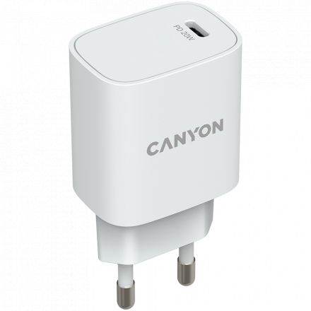 Адаптер питания CANYON H-20-02 USB-C, 20 Вт