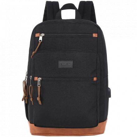 Рюкзак CANYON ноутбуков backpack для 15.6"  для MacBook Pro 14/MacBook Pro 15/Ноутбук до 15.6", Чёрный