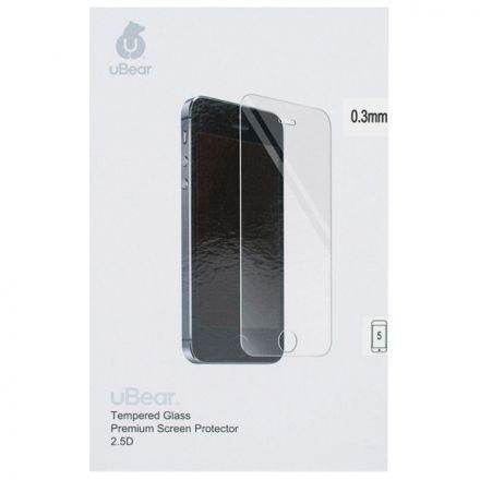 Защитное закаленное стекло UBEAR  для iPhone 5/5s/SE (1st generation)