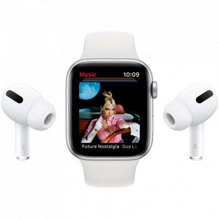 Apple Watch Series 6 GPS, 40мм, Золотой, Cпортивный ремешок цвета «розовый песок» MG123 б/у - Фото 7