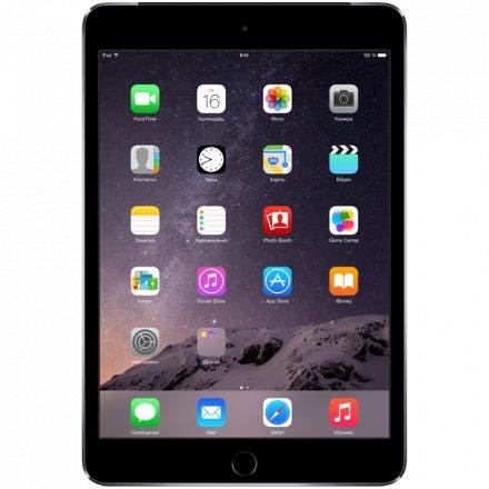 iPad mini 3, 16 ГБ, Wi-Fi+4G, Серый космос