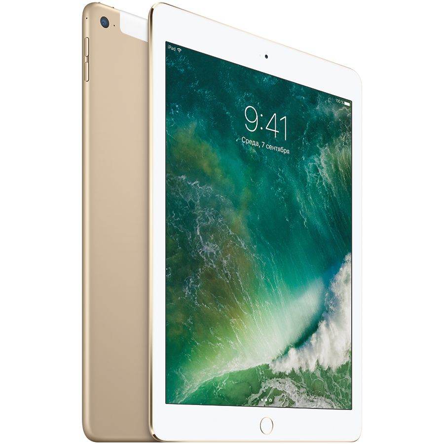 iPad Air 2, 64 ГБ, Wi-Fi+4G, Золотой MH172 б/у - Фото 0