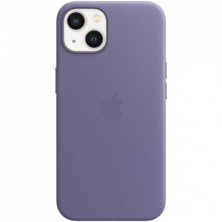 Чехол Apple Leather Case с MagSafe для iPhone 13
