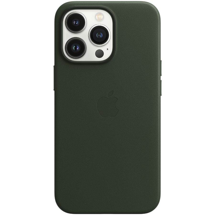Чехол Apple Leather Case с MagSafe для iPhone 13 Pro MM1G3 б/у - Фото 0