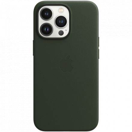 Чехол Apple Leather Case с MagSafe для iPhone 13 Pro