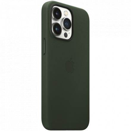 Чехол Apple Leather Case с MagSafe для iPhone 13 Pro MM1G3 б/у - Фото 1