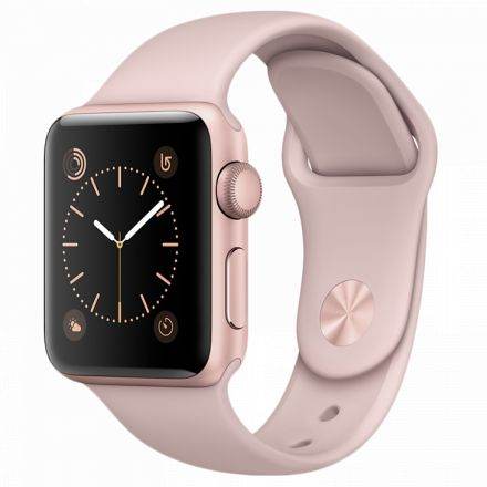 Apple Watch Series 2, 38мм, Розовое золото, Cпортивный ремешок цвета «розовый песок»