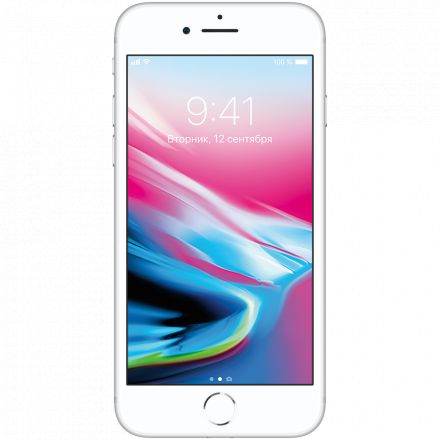 Apple iPhone 8 64 ГБ Серебристый MQ6H2 б/у - Фото 1