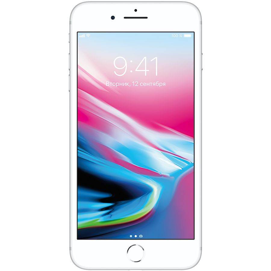 Apple iPhone 8 Plus 64 ГБ Серебристый MQ8M2 б/у - Фото 1