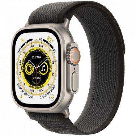 Apple Watch Ultra GPS + Cellular, 49мм, Natural, Black/Gray Trail Loop, M/L 