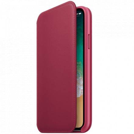 Чехол-книга Apple кожаный  для iPhone X MQRX2 б/у - Фото 1