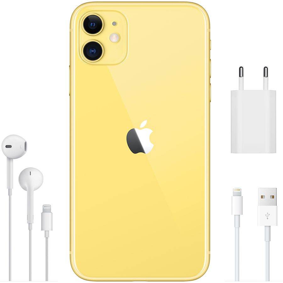 Apple iPhone 11 128 ГБ Желтый MWM42 б/у - Фото 5