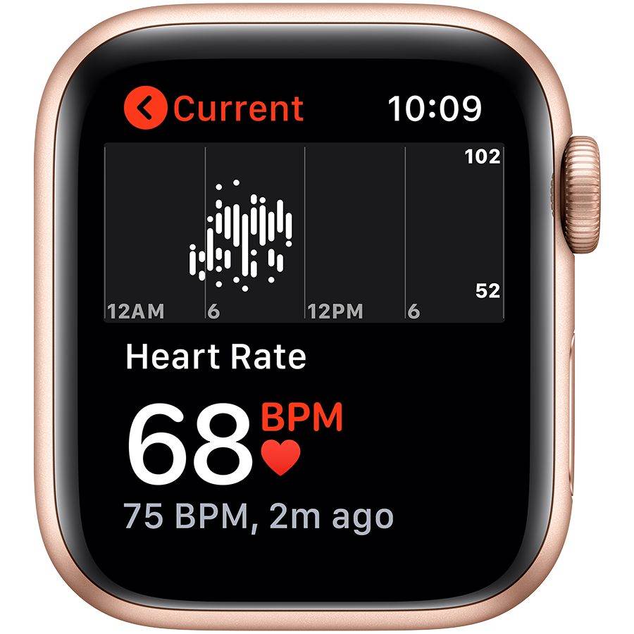 Apple Watch Series 5 GPS, 40мм, Золотой, Cпортивный ремешок цвета «розовый песок» MWV72 б/у - Фото 4