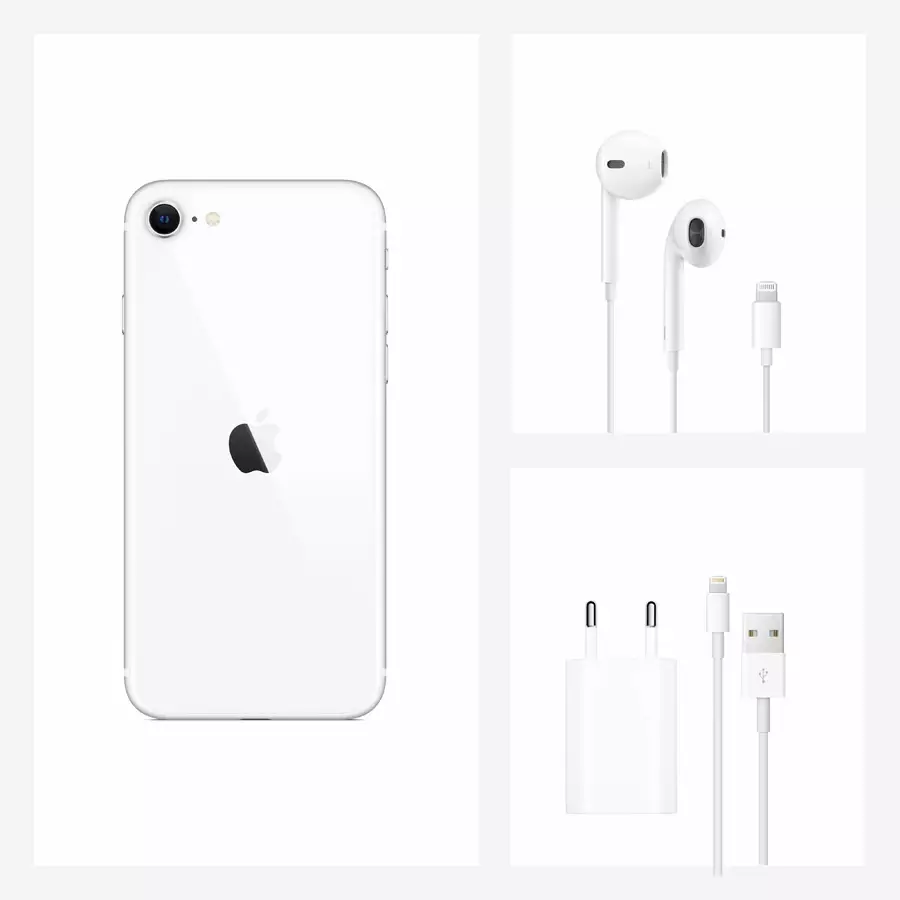 Apple iPhone SE Gen.2 64 ГБ Белый MX9T2 б/у б/у - купить в Алматы
