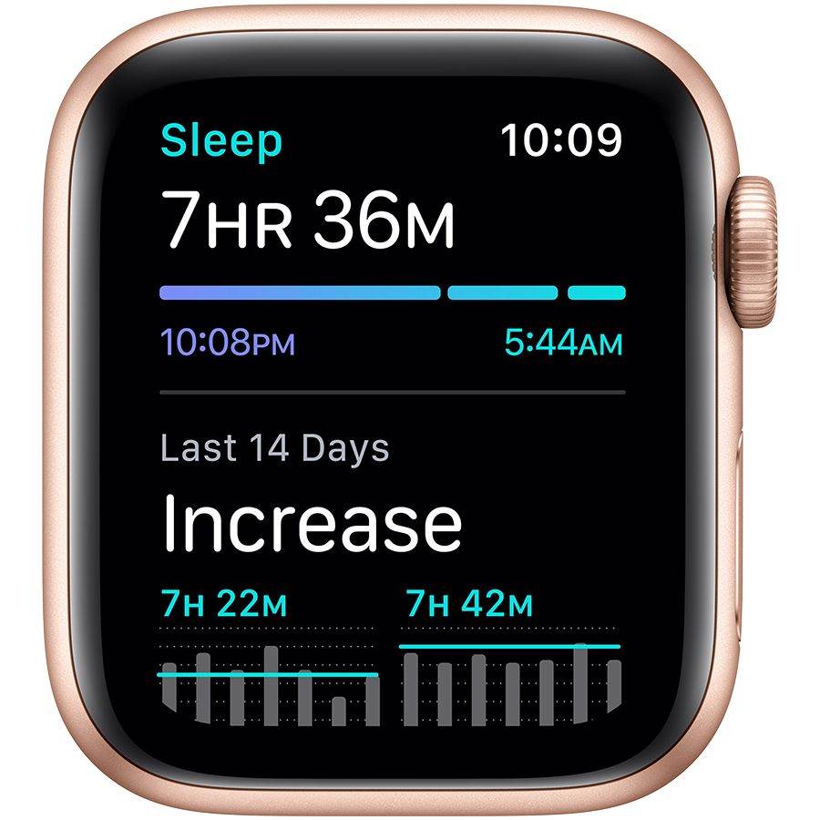 Apple Watch SE GPS, 40мм, Золотой, Cпортивный ремешок цвета «розовый песок» MYDN2 б/у - Фото 4