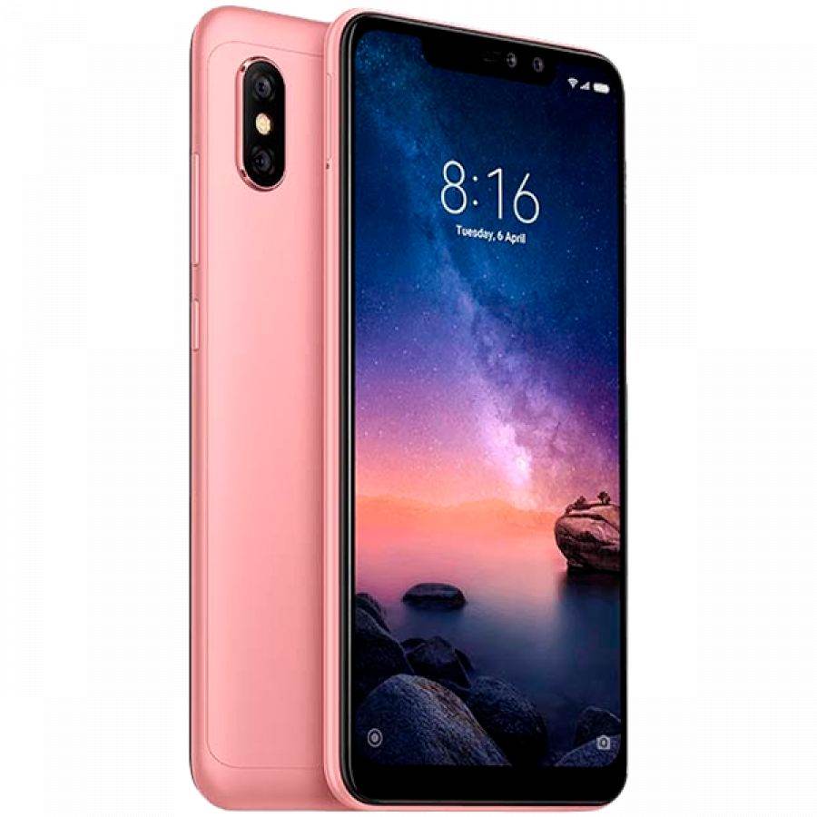 

Xiaomi Redmi Note 6 Pro 64 ГБ Розовое золото