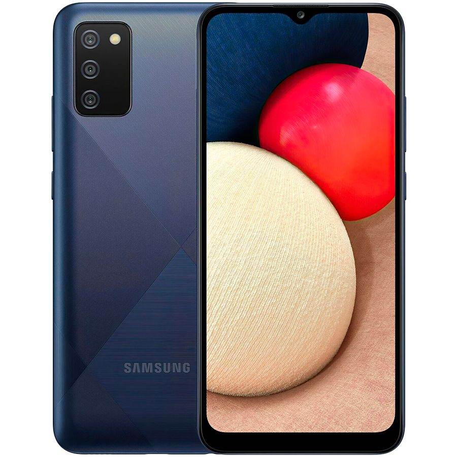 Samsung Galaxy A02s 32 ГБ Синий SM-A025FZBESEK б/у - Фото 0