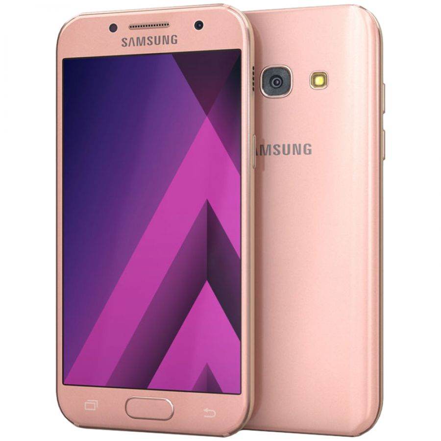 Samsung Galaxy A3 2017 16 ГБ Розовый SM-A320FZIDSEK б/у - Фото 0