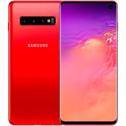 Samsung Galaxy S10 128 ГБ Красный SM-G973FZRDSEK б/у - Фото 0