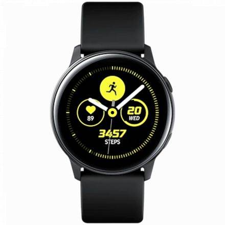 Samsung Galaxy Watch Active (1.10", 360x360, 4 ГБ, Tizen, Bluetooth 4.2) Чёрный 