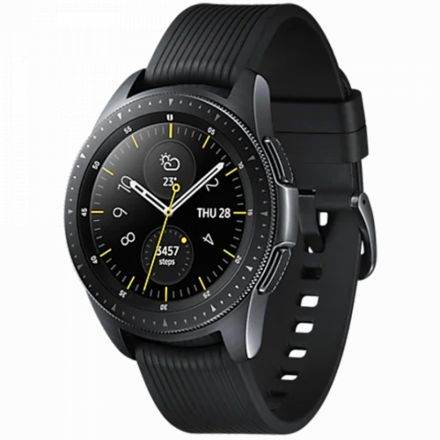 Samsung Galaxy Watch 42mm BT (1.20", 360x360, 4 ГБ, Tizen, Bluetooth 4.2) Midnight Black SM-R810ZKDSEK б/у - Фото 2