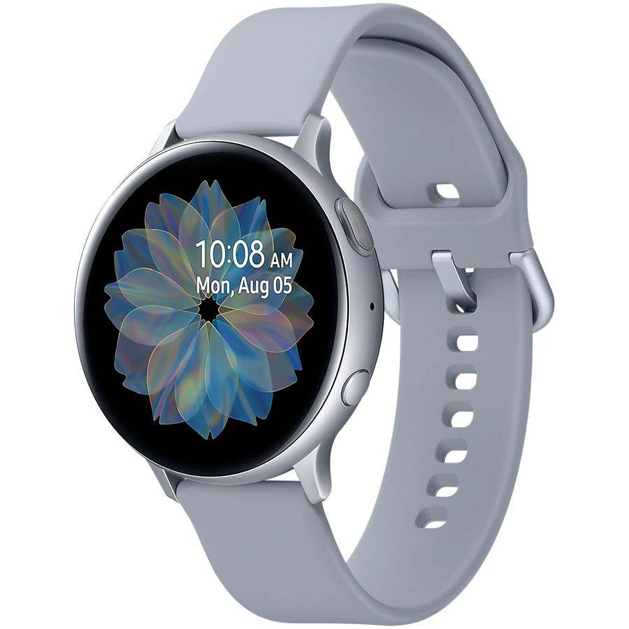 Samsung Galaxy Watch Active 2 (1.20", 360x360, 4 ГБ, Tizen, Bluetooth 5.0) Crown Silver SM-R820ZSASEK б/у - Фото 2