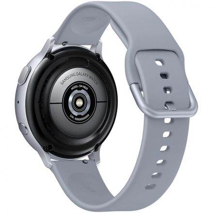 Samsung Galaxy Watch Active 2 (1.20", 360x360, 4 ГБ, Tizen, Bluetooth 5.0) Crown Silver SM-R820ZSASEK б/у - Фото 1