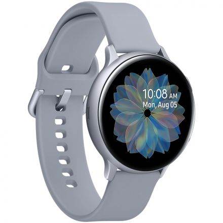 Samsung Galaxy Watch Active 2 (1.20", 360x360, 4 ГБ, Tizen, Bluetooth 5.0) Crown Silver SM-R820ZSASEK б/у - Фото 3