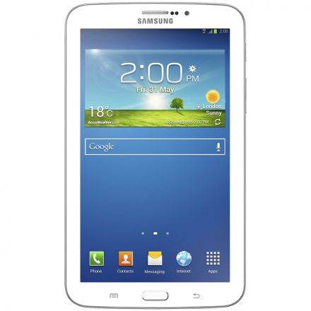 Samsung Galaxy Tab 3 7.0' (7.0'',1024x600,8GB,Android 4.1 (Jelly Bean),Wi-Fi,BT,Micro SD,Micro USB,SIM Card, White