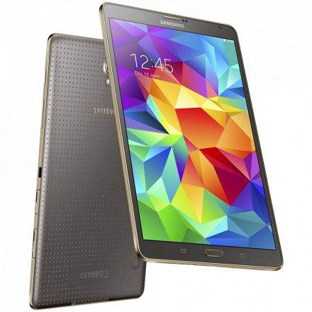 Samsung Galaxy Tab S 8.4' (8.4'',2560x1600,16GB,Android 4.4 (KitKat),Wi-Fi,BT,Micro USB,SIM Card,Micro SDXC, Titanium Bronze