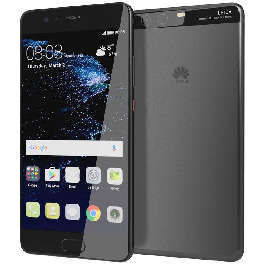 Huawei P10 Plus 64 ГБ Graphite Black б/у - Фото 0